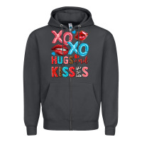 Smoke xo xo hugs and kisses Zipper Hoodie - NancyCooperArtShop