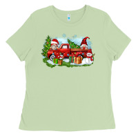 Matcha Christmas gnomes truck Ladies Tee - Zillion Design Studio