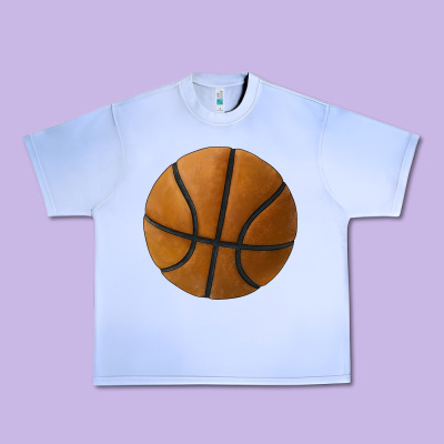 Basketball Ball Urban Heavy Tee Designed By Jahusdesignshop