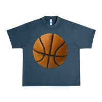 Midnight Navy basketball ball Urban Heavy Tee - JahusDesignShop