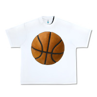 White basketball ball Urban Heavy Tee - JahusDesignShop