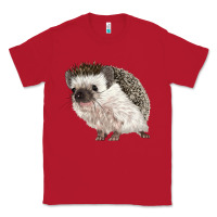 Red Hedgehog Illustrations Classic Tee - LillyAllenDesigns