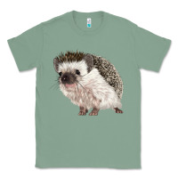 Sage Hedgehog Illustrations Classic Tee - LillyAllenDesigns