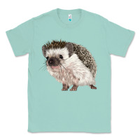 Seafoam Hedgehog Illustrations Classic Tee - LillyAllenDesigns