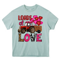 Arona valentine's day loads of love tractor with pin heart balloons Heavy Core Tee - RanaPortraitStore