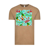 Vintage Coffee class of 2022 graduation seamless pattern Vintage Tee - BundleAndBundleShop