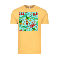 Vintage Mustard class of 2022 graduation seamless pattern Vintage Tee - BundleAndBundleShop
