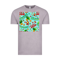 Vintage Zinc class of 2022 graduation seamless pattern Vintage Tee - BundleAndBundleShop