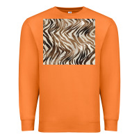 Carrot brown zebra Premium Sweatshirt - BarkalooDesign