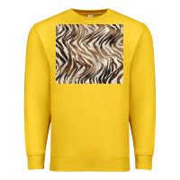 Lemon brown zebra Premium Sweatshirt - BarkalooDesign