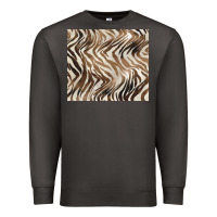 Smoke brown zebra Premium Sweatshirt - BarkalooDesign