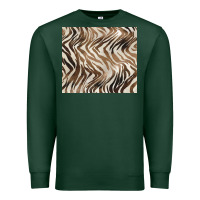 Sports Green brown zebra Premium Sweatshirt - BarkalooDesign