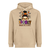 Mushroom one spooky hair stylist Heavyweight Hoodie - BarkalooDesign