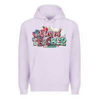 Lilac blessed teacher school Premium Hoodie - NancyCooperArtShop