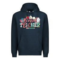 Navy blessed teacher school Premium Hoodie - NancyCooperArtShop