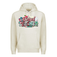 Oatmeal Heather blessed teacher school Premium Hoodie - NancyCooperArtShop