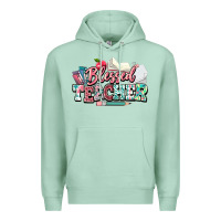 Seafoam blessed teacher school Premium Hoodie - NancyCooperArtShop