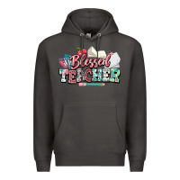 Smoke blessed teacher school Premium Hoodie - NancyCooperArtShop