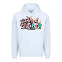 White blessed teacher school Premium Hoodie - NancyCooperArtShop