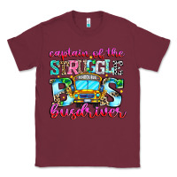 Burgundy captain of the struggle bus bus Classic Tee - CowhideDigitalArt