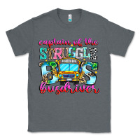 Charcoal Heather captain of the struggle bus bus Classic Tee - CowhideDigitalArt