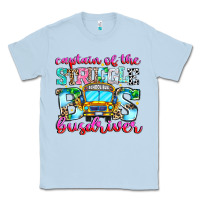 Dusty Blue captain of the struggle bus bus Classic Tee - CowhideDigitalArt