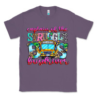 Lavender captain of the struggle bus bus Classic Tee - CowhideDigitalArt