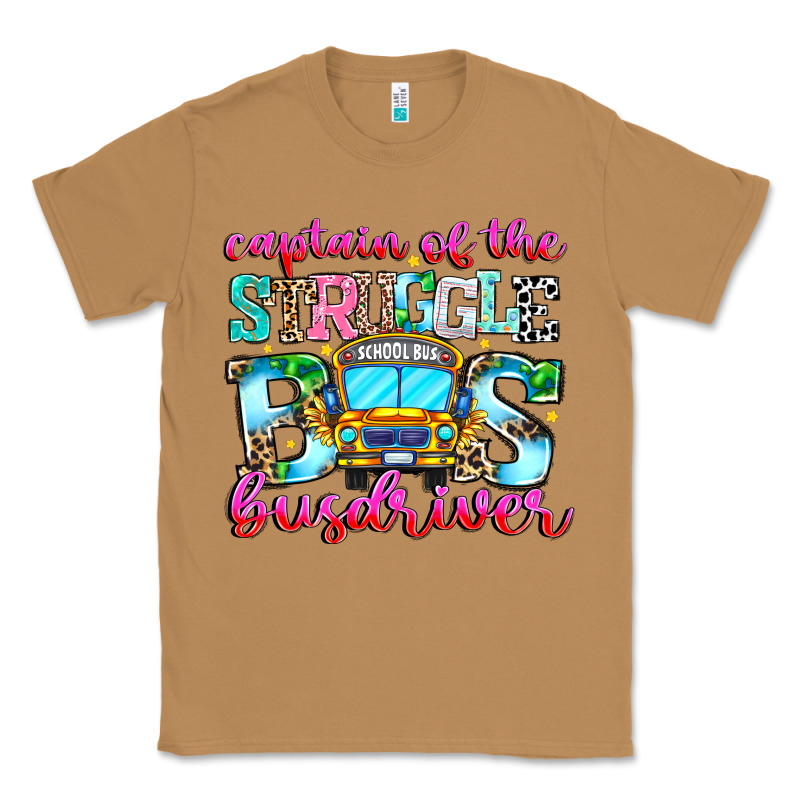 Captain Of The Struggle Bus Bus Classic Tee by CowhideDigitalArt | Teevron