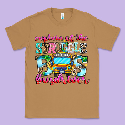 Captain Of The Struggle Bus Bus Classic Tee Designed By Cowhidedigitalart