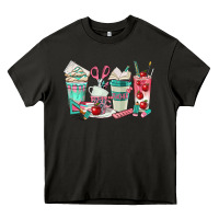 Asphalt teacher coffee cups Heavy Core Tee - texasbilliewilder