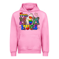 Fuchsia Pink pride free mom hugs Urban Hoodie - CowGirlArtShop