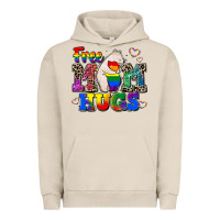 Pigment French Oak pride free mom hugs Urban Hoodie - CowGirlArtShop