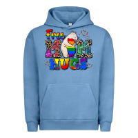 Pride Free Mom Hugs Urban Hoodie | Teevron