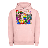 Pigment Salmon pride free mom hugs Urban Hoodie - CowGirlArtShop