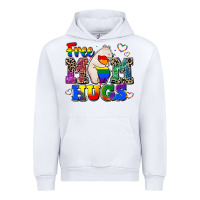 White pride free mom hugs Urban Hoodie - CowGirlArtShop