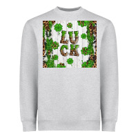 Heather Grey luck Heavyweight Sweatshirt - Artiststas
