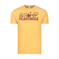 Vintage Mustard let's flamingle Vintage Tee - Artiststas