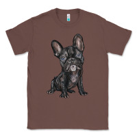 Chestnut french bulldog Classic Tee - BarkalooDesign