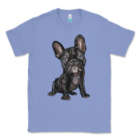 Colony Blue french bulldog Classic Tee - BarkalooDesign