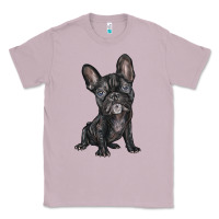 Lilac french bulldog Classic Tee - BarkalooDesign