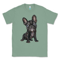 Sage french bulldog Classic Tee - BarkalooDesign