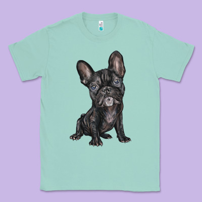 French Bulldog Classic Tee Designed By Barkaloodesign