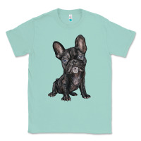 Seafoam french bulldog Classic Tee - BarkalooDesign