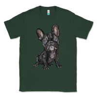 Sports Green french bulldog Classic Tee - BarkalooDesign
