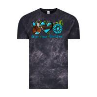 Cloud Black peace love  gemstone Vintage Tee - AdoDesignShop