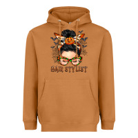 Meerkat Hair stylist messy bun Heavyweight Hoodie - BarkalooDesign