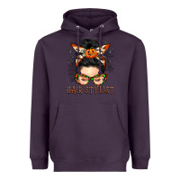 Plum Hair stylist messy bun Heavyweight Hoodie - BarkalooDesign