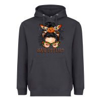 Smoke Hair stylist messy bun Heavyweight Hoodie - BarkalooDesign
