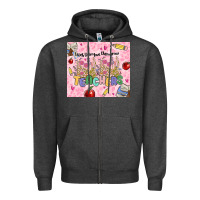 Charcoal Heather teachers teach them love them grow Zipper Hoodie - MaliasSmallBusiness