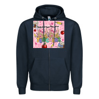 Navy teachers teach them love them grow Zipper Hoodie - MaliasSmallBusiness